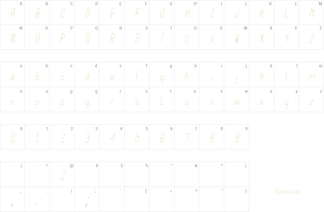 Font Puente Estrecho St preview